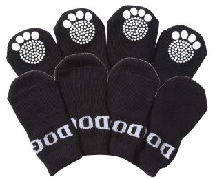 Pet Socks W/ Rubberized Soles - Small