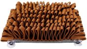 Pet Life 'Sniffer Grip' Interactive Anti-Skid Suction Pet Snuffle Mat - Brown