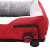 Pet Life "Dream Smart" Electronic Heating and Cooling Smart Pet Bed - Burgundy Red - Large