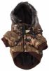 Metallic Fashion Pet Parka Coat - Small