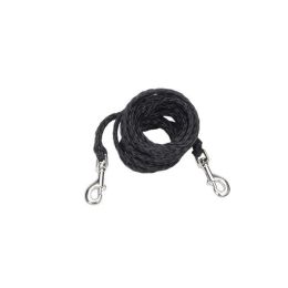 Coastal Poly Big Dog Tie Out Black 3-8 in x 15 ft